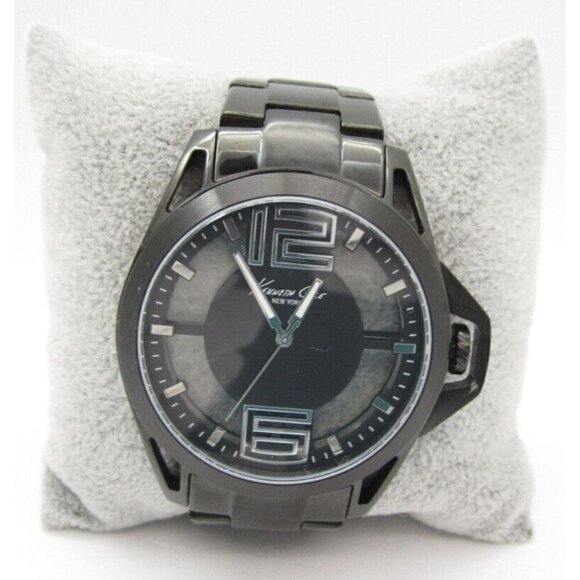 Men's Kenneth Cole New York Quartz WR Analog 49mm Dial Causal Round Watch (G112) - Picture 1 of 9